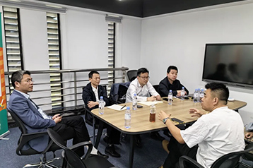 海门经济技术开发区和科技局领导一行考察园区招引市外高企项目